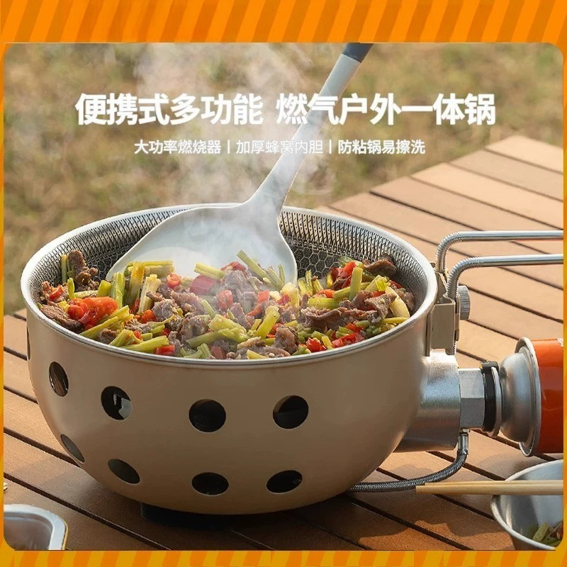 Home Cooking Fried Rice - Fornello a Gas Portatile da Esterno